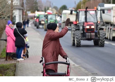 MC_Bono - Piękne zdjęcie z protestu rolników #protestrolnikow #polska