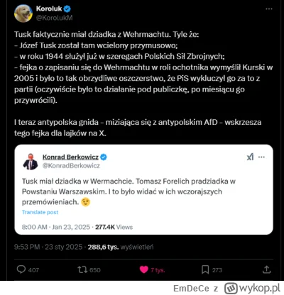 EmDeCe - #partiamem #honkhonk #bekazkonfederacji #bekowicz #polityka

Pisałem niejedn...