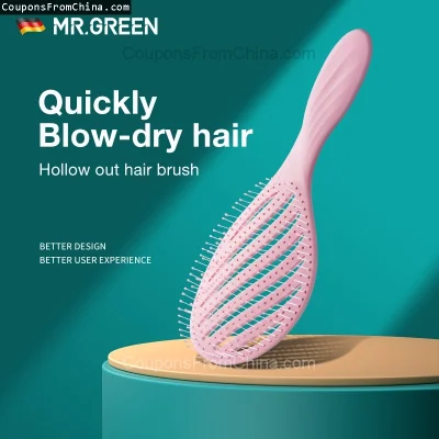 n____S - ❗ MR.GREEN Hollow Out Hair Brush Mr-7773
〽️ Cena: 8.20 USD (dotąd najniższa ...