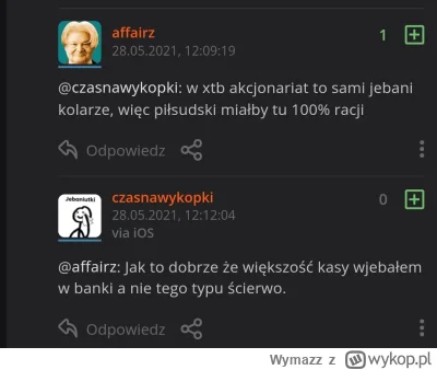 Wymazz - @czasnawykopki: cos tam kiedys naganiałem, odsyłam do tego wpisu: https://wy...