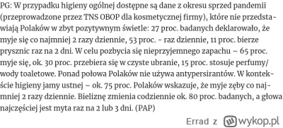 Errad - @WyzwolonaPodrozniczka: 
Trafiłaś z procentami tylko odwrotnie, 80% Polaków m...