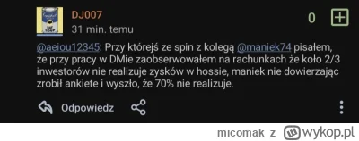 micomak - @DJ007 widzę pracownik konkurencji znowu w akcji . boli cię te #xtb

xdd

t...