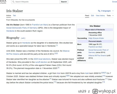 uh29 - screen z wikipedi pokazujacy informacje o jej dzieciach, poki nie jest jeszcze...