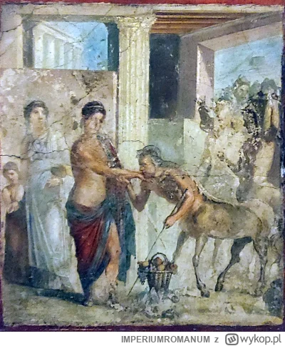 IMPERIUMROMANUM - Rzymski fresk ukazujący centaura oddającego hołd

Rzymski fresk uka...