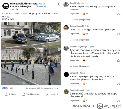 WielkiNos - Ale się samochodziarze spłakali o kilka słupków bo będą się musieli kawał...