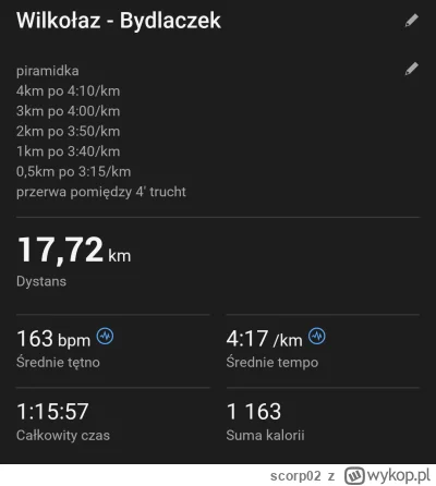 scorp02 - 74 323,27 - 17,72 - 13,00 = 74 292,55

13km BS, 4:50/km, avg hr 148bpm - z ...