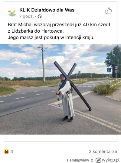 Hemingwayy - #heheszki #bekazkatoli
Niby szanuje bo ma jakiś cel etc i nie moja spraw...