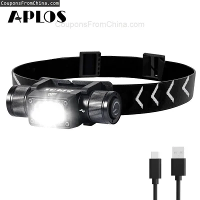 n____S - ❗ APLOS H340 Rechargeable LED Mini Headlamp
〽️ Cena: 15.29 USD (dotąd najniż...