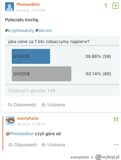 sunnyhaze - eksperci w formie, pod takie ankiety można śmiało grać xd
 #kryptowaluty ...