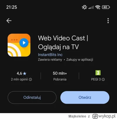 Majkelelee - @nunia jeżeli masz android tv, to polecam appkę https://play.google.com/...