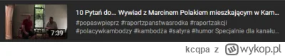 kcqpa - Już jutro o 10 czasu Polskiego :)
Defekator Youtube

#raportzpanstwasrodka #r...