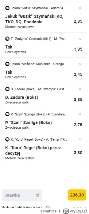 elmattias - #famemma #betclic #typowanie 

MOJA ROZPISKA TYPÓW FAME:

* Zadyma - Wrzo...