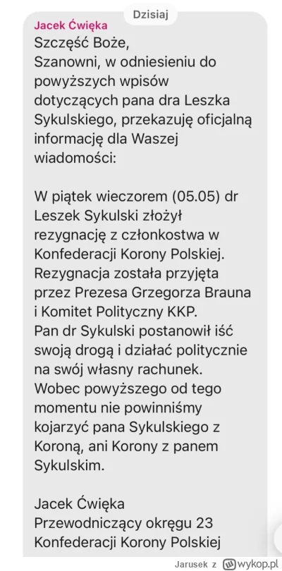 Jarusek - Dla tych bez iksa: