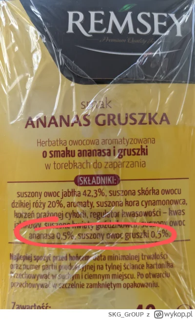 SKG_GrOUP - @powodzenia: ze takie gówno można nazwać herbatką to nieporozumienie.