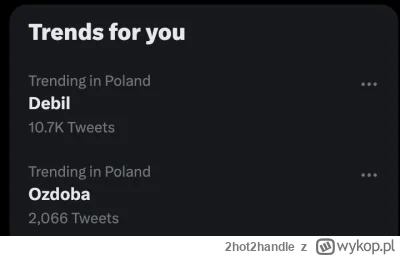 2hot2handle - Nawet Twitter szkaluje Ozdobe