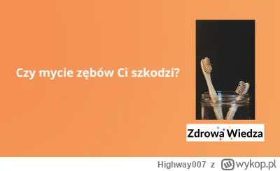 Highway007 - ⭐️ Czy mycie zębów Ci szkodzi? ⭐️

Wstajesz rano, następnie idziesz umyć...