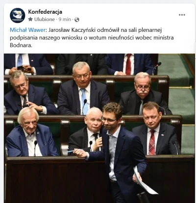 Neobychno - Konfiarz to stan umysłu. Pod publiczkę na sali podchodzi z całym plikiem ...