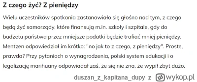 duszanzkapitana_dupy - Szanowni Państwo, przed państwem przyszły minister finansów, e...