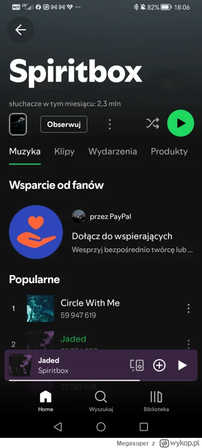 Megasuper - Tak se słucham i pomijając sama muzykę to teraz już taka moda że się płyt...