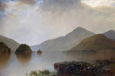 PeterWeiss - John Frederick Kensett - Lake George (1869)
Kensett często odwiedzał jez...