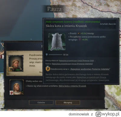dominowiak - #gry #crusaderkings3 XD Artefakt