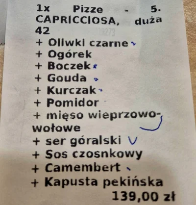 Okaz_prawilnosci - #gastronomia #gastro
Ceny odjechały 140 PLN za średni placek