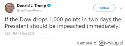 Kempes - #gielda #polityka #trump #heheszki 

Ciekawe czy dotrzyma Trump obietnicy, m...