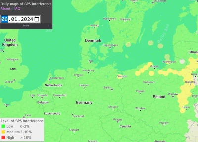 Zgryd - @jaszczu: może znowu ruskie się bawią w zakłócanie gps