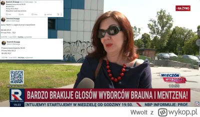 Wwolt - #wybory Warto zwrócić uwagę jak zmienił się pasek po ostatnim bazarku. W repu...
