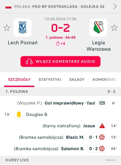 Bielawski - #mecz #ekstraklasa Najnormalniejszy mecz w ekstraklasie