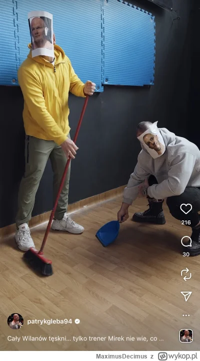 MaximusDecimus - @sperg44: żadnych brudów, chłopaki teraz za sprzątaczy u gleby robią...