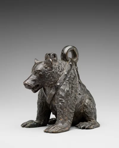 Loskamilos1 - Figurka niedźwiedzia będąca dziełem włoskiego rzeźbiarza, Andrei Briosc...