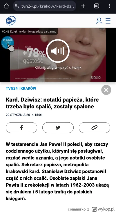 conamirko - > no I tu nie było palenia notatek xD

@Migfirefox: yhmm w ogóle nie było...