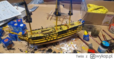 Twiix - Siema modelarskie Mirki i wszystkie inne również. Sklejam model HMS Victory, ...