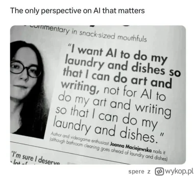 spere - #ai #sztucznainteligencja #technologia #sprzatanie #pranie
#cytatywielkichlud...