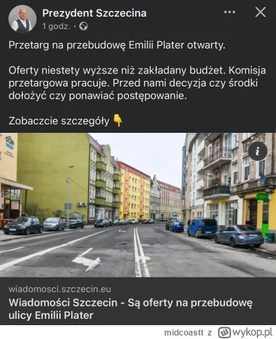 midcoastt - Ulice będą remontowane, a ludzie w komentarzach płaczą 

#szczecin