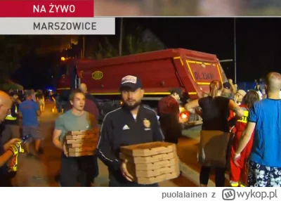 puolalainen - #powodz jak zwykle pizza towarzyszy wrocławianom w godzinach próby