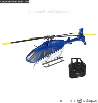 n____S - ❗ RC ERA C187 RC Helicopter RTF with 2 Batteries
〽️ Cena: 89.09 USD
➡️ Sklep...