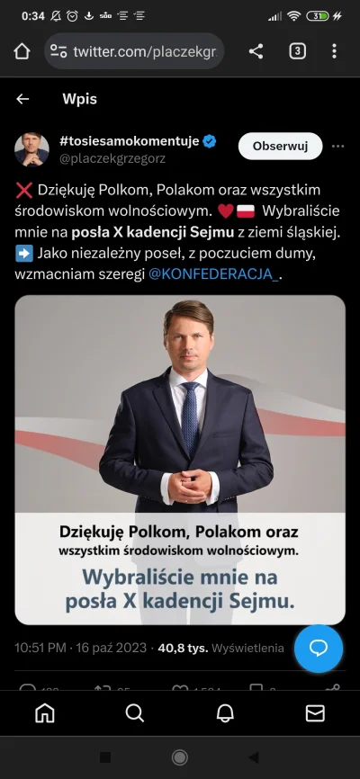 pijmleko - #wybory 

O k---a pan mondry od szczepionek z Twittera będzie w sejmie. To...