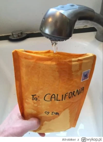 Afrobiker - Wysłaliście już jakąś pomoc do Kalifornii?