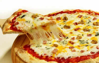 Rad-X - w jakiej pizzeri zjem pizze gdzie ser się będzie ciągnął po wyjmowaniu kawałk...