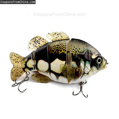 n____S - ❗ ODS Bass Fishing Lure 4 Segmented Jointed Swimbait
〽️ Cena: 5.79 USD (dotą...