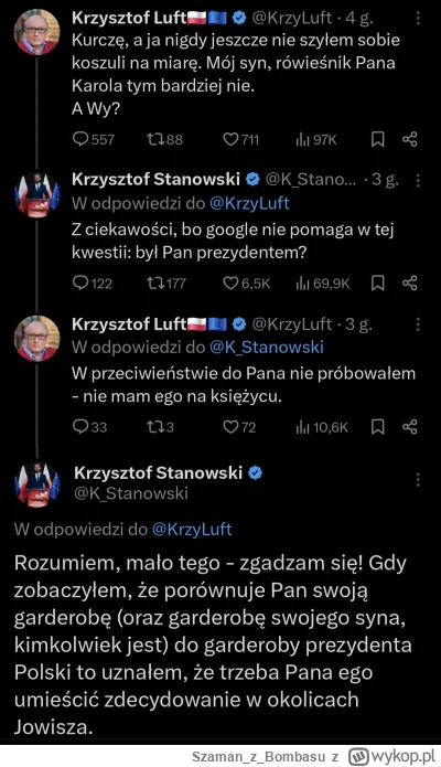 SzamanzBombasu - Krzysiu dzisiaj jajka masuje dla Pana Prezydenta

#polityka