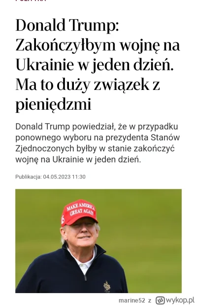 marine52 - No to czekamy panie Trump ( ͡° ͜ʖ ͡°)
#ukraina #usa #wybory