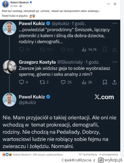 CipakKrulRzycia - #polityka #lgbt #bekazpisu
To on ma przyjaciół?