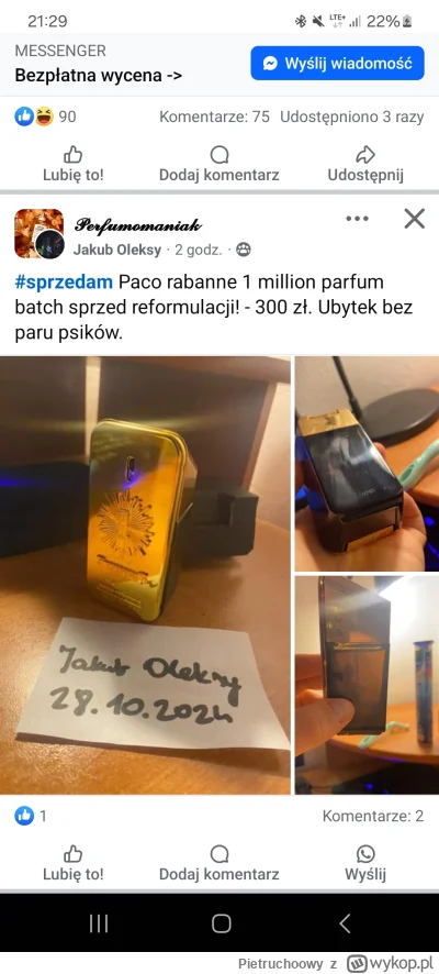 Pietruchoowy - #perfumy szybko poszło xd @JesteMlodyGzGdyni