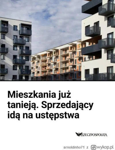 arnoldinho71 - #nieruchomosci 
Halo! Nie wolno tak! Psujecie rynek!!!!11111one