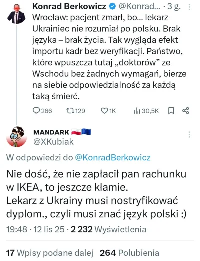 splinter96 - nie ma chyba dnia, żeby Berkowicz nie wypuścił jakiejś manipulacji na ik...