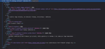 MechanicznaPitaja - #programowanie #html
cześć Mirki,
podobno, gdy na stronie wyskocz...