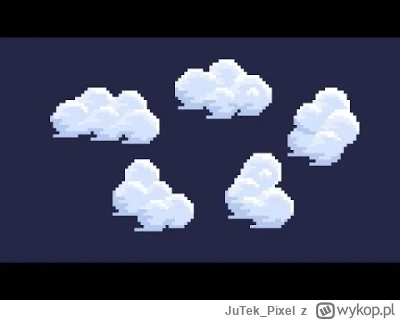 JuTek_Pixel - Pikselowe chmury, Aseprite plus Unity...
#pixelart #gamedev #gry #progr...